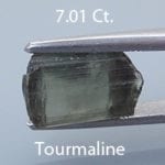 Rough version of Square Emerald Cut Tourmaline