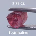 Rough version of Asscher Cut Tourmaline