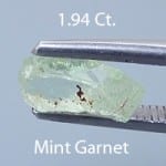 Rough version of Tapered Baguette Cut Grossular Garnet