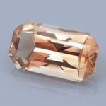 Finished version of Fancy Radiant Emerald Cut Sunstone