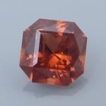 Finished version of Fancy Barion Square Cut Garnet