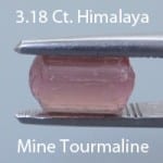 Rough version of Emerald Cut Tourmaline