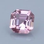 Finished version of Asscher Styke Square Emerald Cut Tourmaline