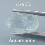 Rough version of Old European Cut Cut Aquamarine