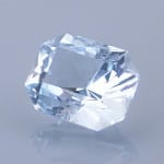 Finished version of Fancy Barion Emerald Cut Aquamarine