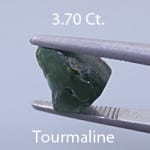 Rough version of Fancy Round Brilliant Cut Tourmaline