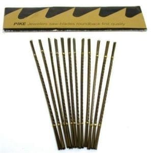 JTS Jewelers Saw Frame Kit With 144 Blades (#3/0) - Complete Set For Jewelry Repair