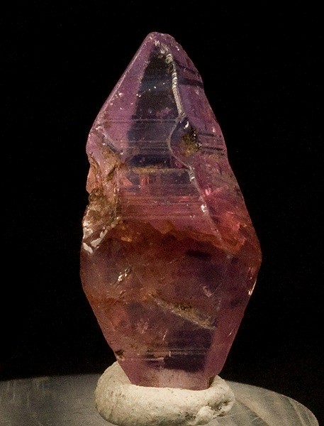 “Corundum (Var: Sapphire),” Mogok, Sagaing District, Mandalay Division, Burma (Myanmar), purple/lavender color. © Rob Lavinsky, www.iRocks.com. Used with permission.