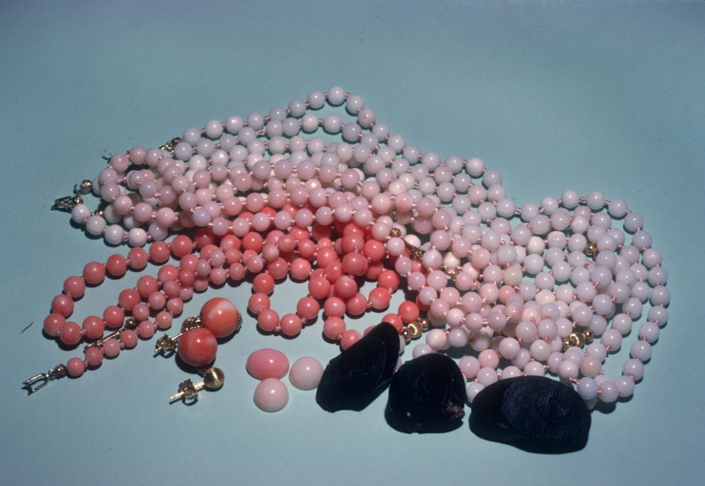 pink coral jewelry