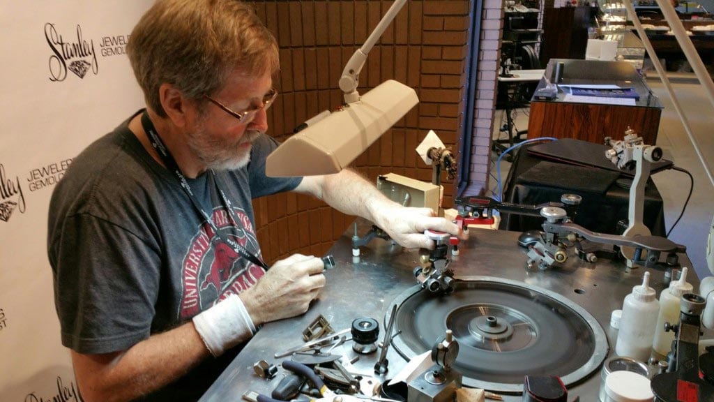 Mike Botha at work. © Arkansas State Parks & Tourism. Used with permission.