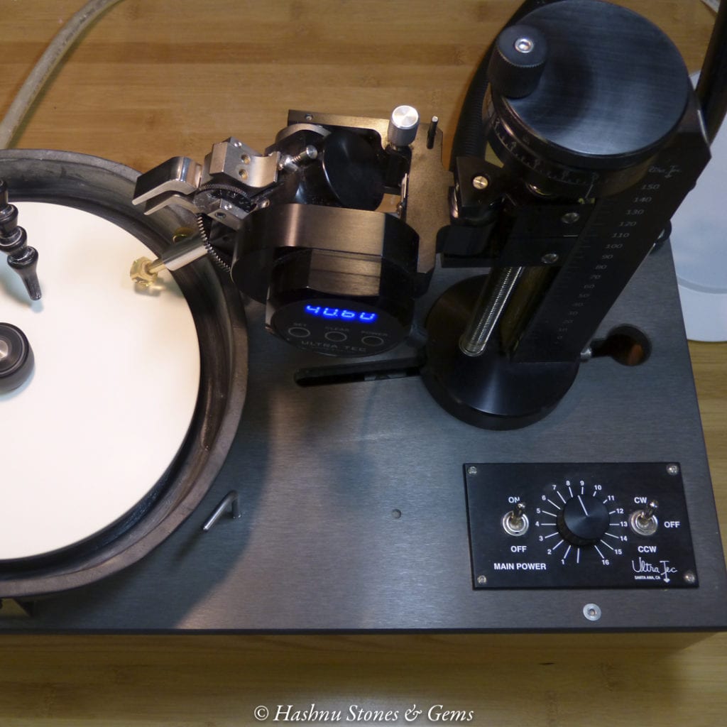 faceting equipment - Ultra Tec with Gearloose lap