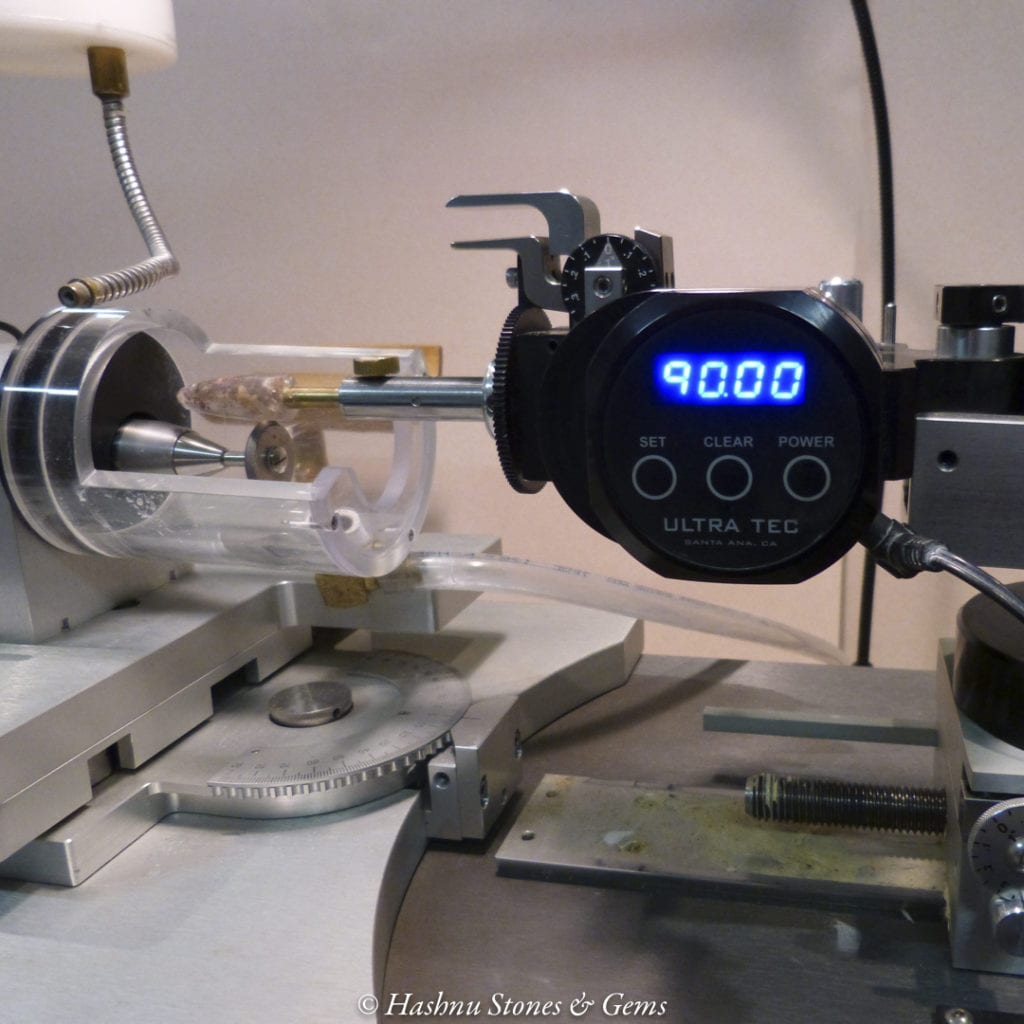 faceting equipment - cutting concave facets