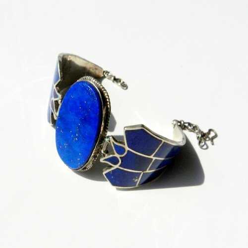 Gemstone for Jewelry 39x32x3.5mm Azurite Cabochon Semi Precious Gemstone 47 Carat Blue Azurite Loose Gemstone Blue/Green Azurite