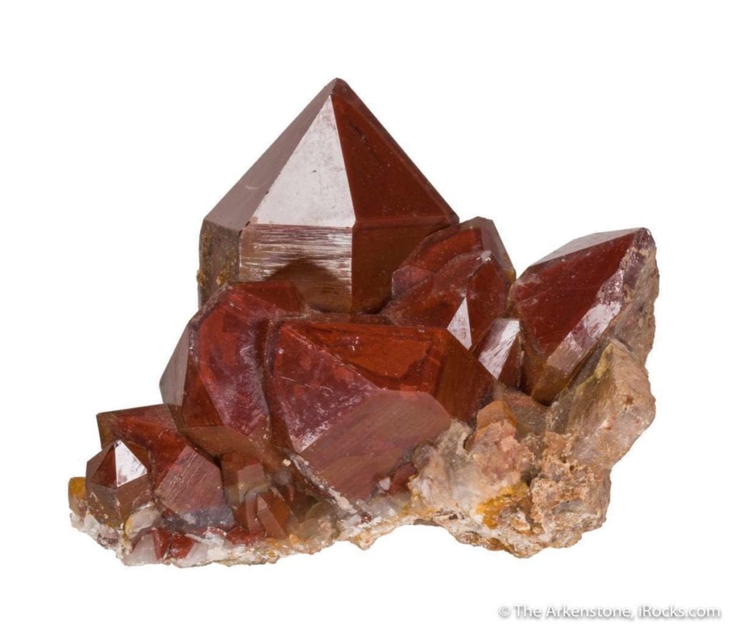 crystallography - equant quartz with hexagonal pyramidal terminations