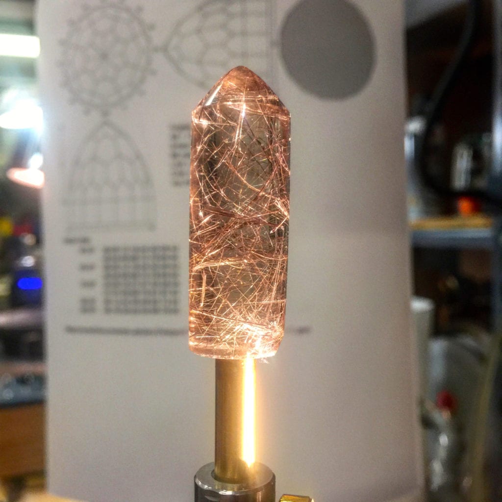 gemstone pendulum - preform crown
