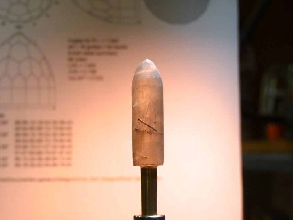 gemstone pendulum - tapered preform