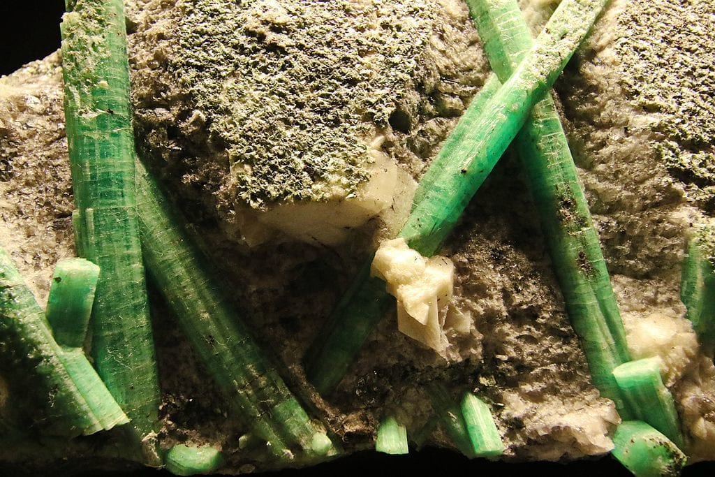 emerald and quartz specimen - emerald symbolism