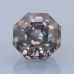 Finished version of Asscher Style Octagon Cut Color Change Sapphire