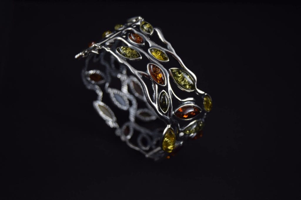 amber buying - multi-color amber bracelet