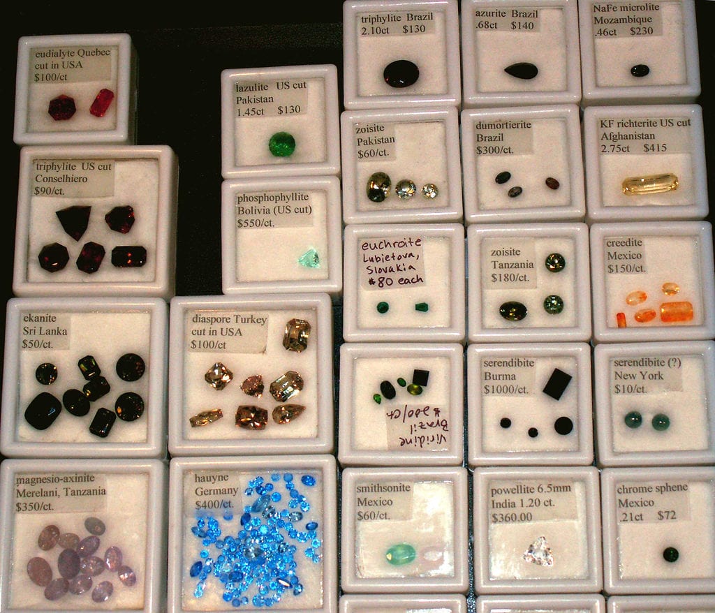 how to start a gem collection - unusual gems in boxes