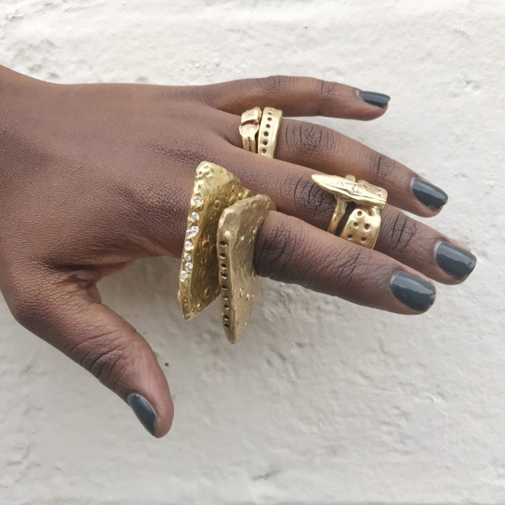 gem trends - chunky rings