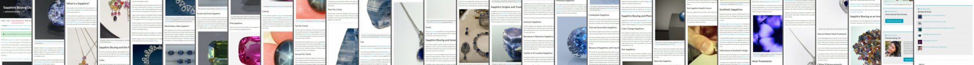 SAPPHIRE GEM GUIDE intelligence overview