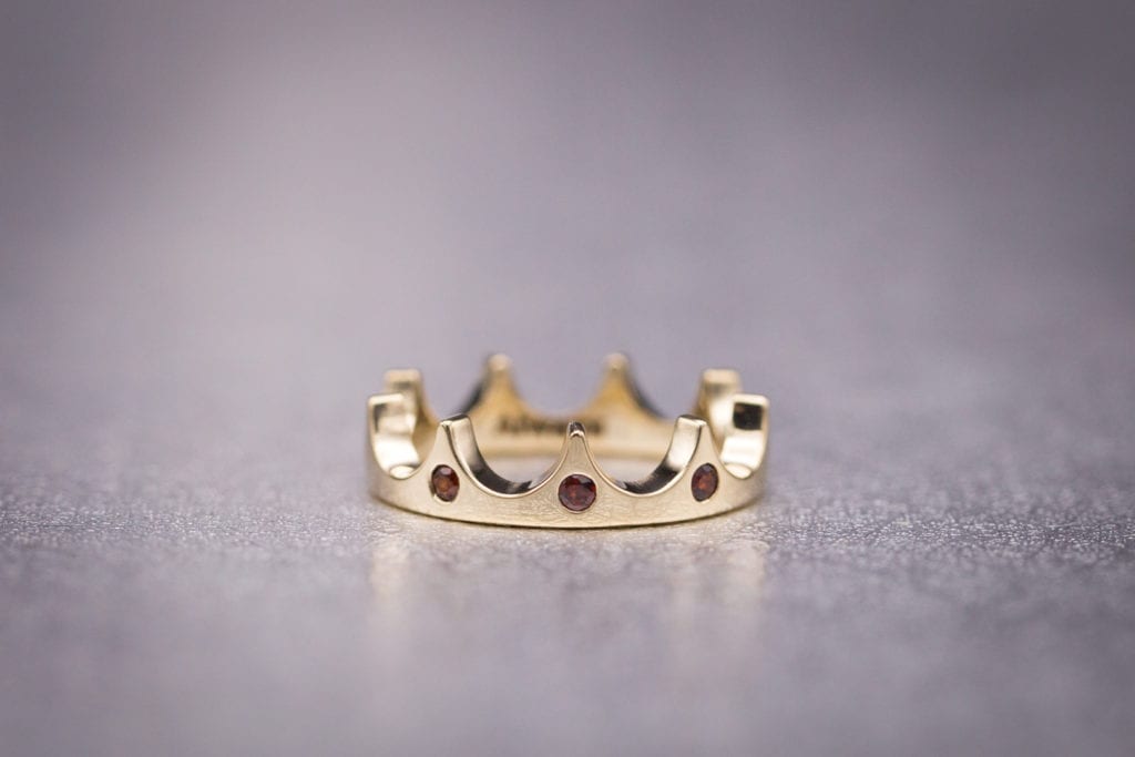 yellow gold and garnet ring - garnet engagement ring stones
