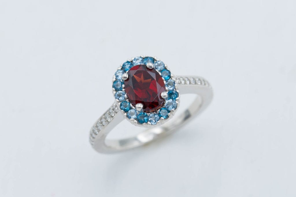 Garnet And Aquamarine Jewelry 2025 www.alhudapk