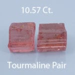 Rough version of Portuguese Square Brilliant Cut Tourmaline