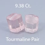 Rough version of Fancy Square Brilliant Cut Tourmaline