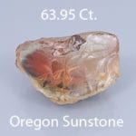 Rough version of Custom Pear Cut Sunstone