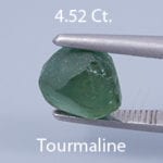 Rough version of Fancy Portuguese Brilliant Cut Tourmaline