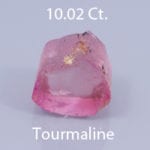 Rough version of Fancy Square Brilliant Cut Tourmaline