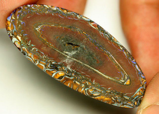 Yowah nut opal - opal engagement rings