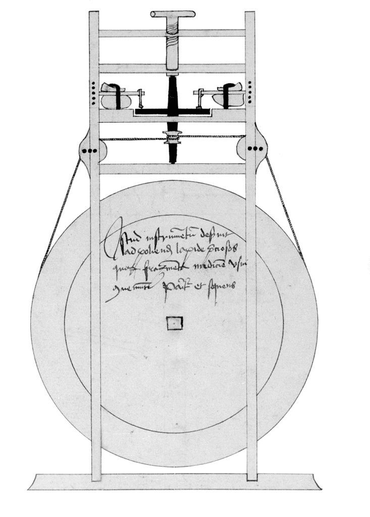 lapidary technology history - Treatise of Henri Arnaut de Zwolle