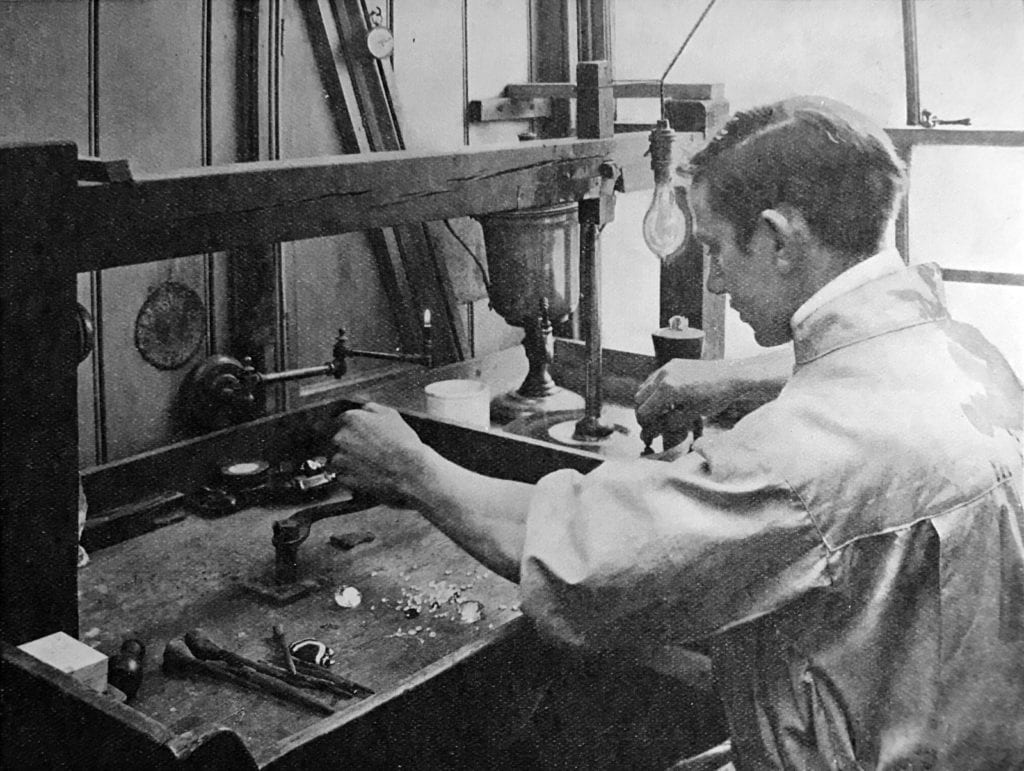 lapidary technology history - from Gem Cutters Craft, Leopold Claremont, London, 1906