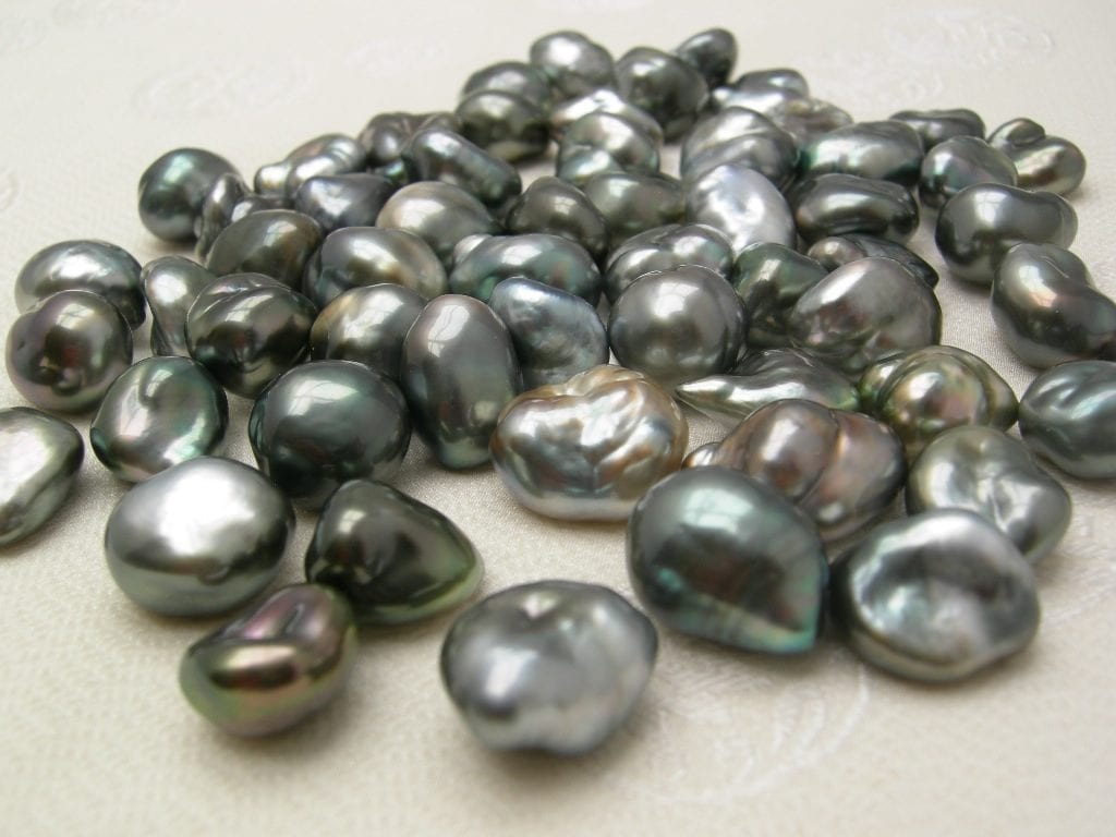 keshi pearls - delicate engagement ring stones
