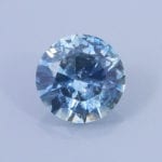 Finished version of Round Brilliant Cut Sapphire