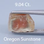 Rough version of Radiant Step Square Cut Sunstone