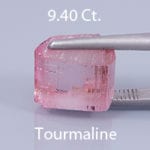 Rough version of Fancy Square Brilliant Cut Tourmaline