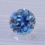 Finished version of Fancy Round Brilliant Cut Sapphire