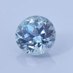 Finished version of Fancy Round Brilliant Cut Sapphire