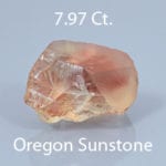 Rough version of Fancy Angular Oval Cut Sunstone