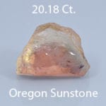 Rough version of Modified Barion Emerald Cut Sunstone