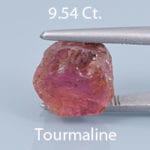 Rough version of Fancy Brilliiant Square Cut Tourmaline