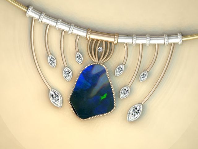 unique necklace - opal expert