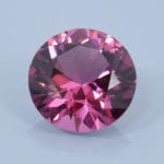 Finished version of Round Brilliant Cut Spinel