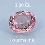 Rough version of Brilliant Oval Cut Tourmaline