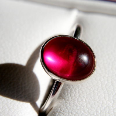 ruby cabochon ring