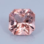 Finished version of Custom Barion Square Cut Tourmaline